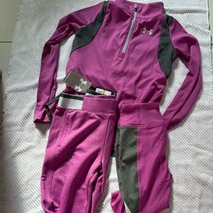 Girls Under Armour matching set S/M